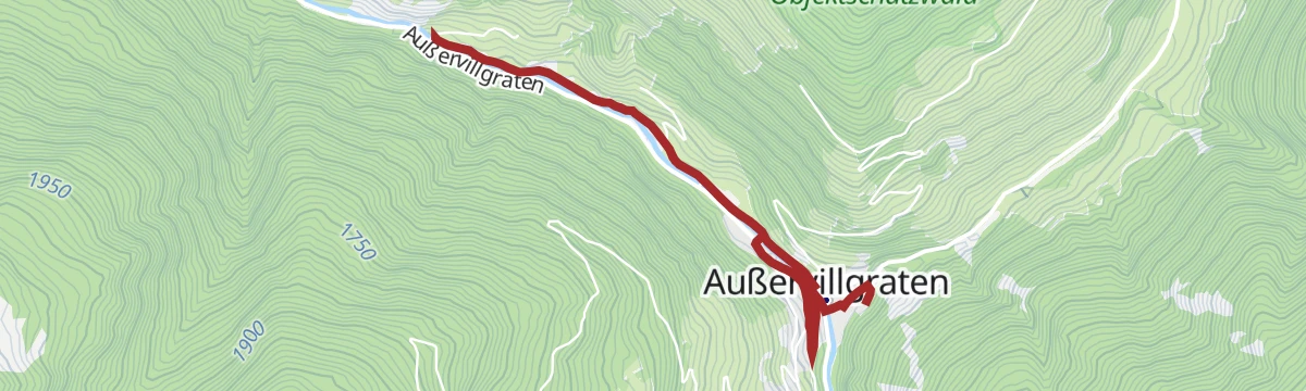 Route map: Dorfblickweg